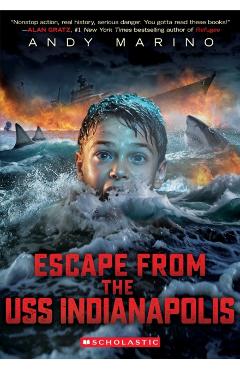 Coperta cărții 'Escape from the USS Indianapolis (Escape from #5) - Andy Marino'