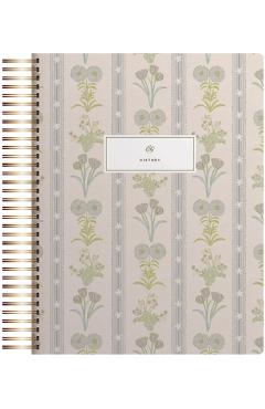 Coperta cărții 'ESV Spiral-Bound Journaling Bible, History (Hardcover, Cover Artwork by Lulie Wallace) - Lulie Wallace'