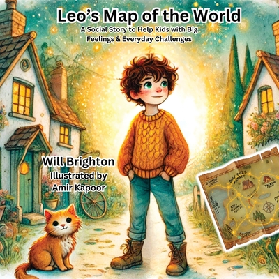 Coperta cărții 'Leo's Map of the World: A Social Story to Help Kids with Big Feelings & Everyday Challenges - Will Brighton'