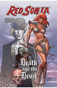Coperta cărții 'Red Sonja: Death and the Devil - Luke Lieberman'
