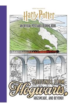 Poza produsului Harry Potter: Greetings from Hogwarts, Hogsmeade, and Beyond!: An Official Postcard Coloring Book - 