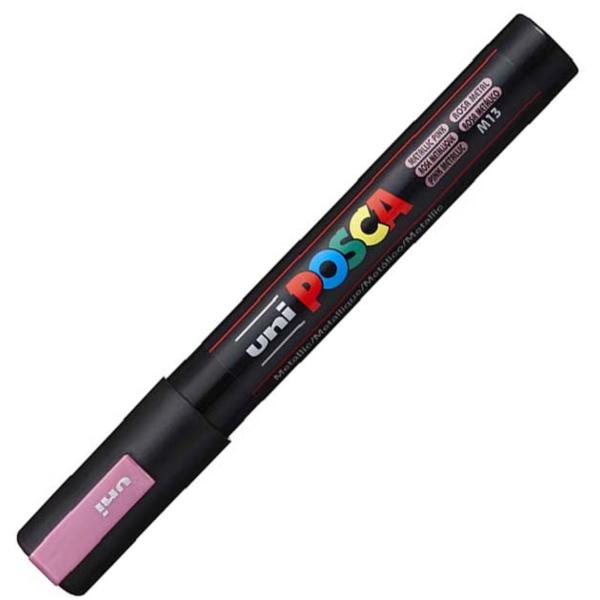 Marker Roz metalizat Uni PC-5M
