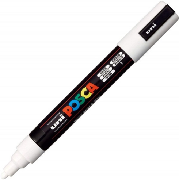 Marker Alb Uni PC-5M