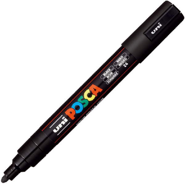 Set 4 markere Uni PC-5M