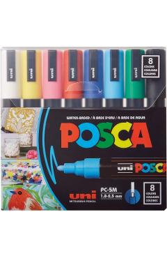Imaginea produsului 'Set 8 markere Uni PC-5M'