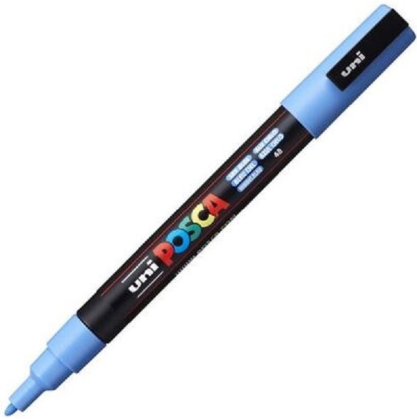 Marker Albastru-sky Uni PC-3M