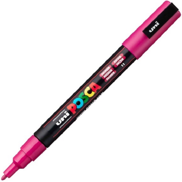 Marker Fucsia Uni PC-3M