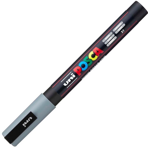 Marker Gri Uni PC-3M