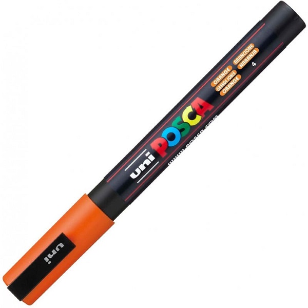 Marker Portocaliu Uni PC-3M