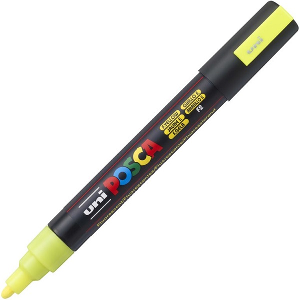 Marker Galben-fluorescent Uni PC-5M
