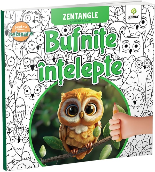 Bufnite intelepte. Carte de colorat