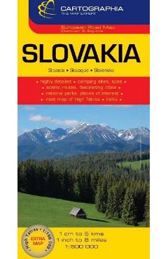 Poza produsului Slovacia: Harta rutiera