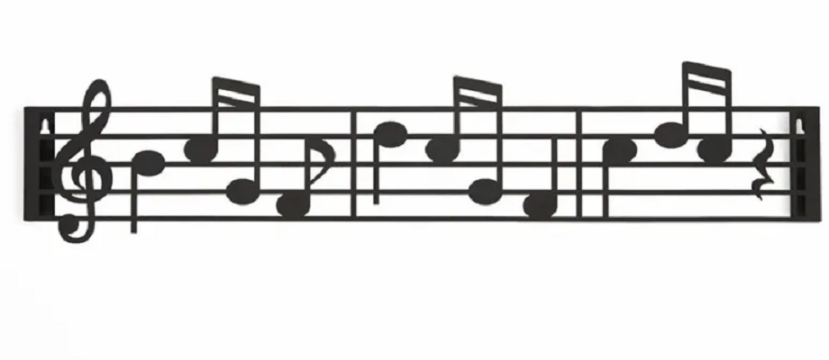 Cuier de perete: Musik Black