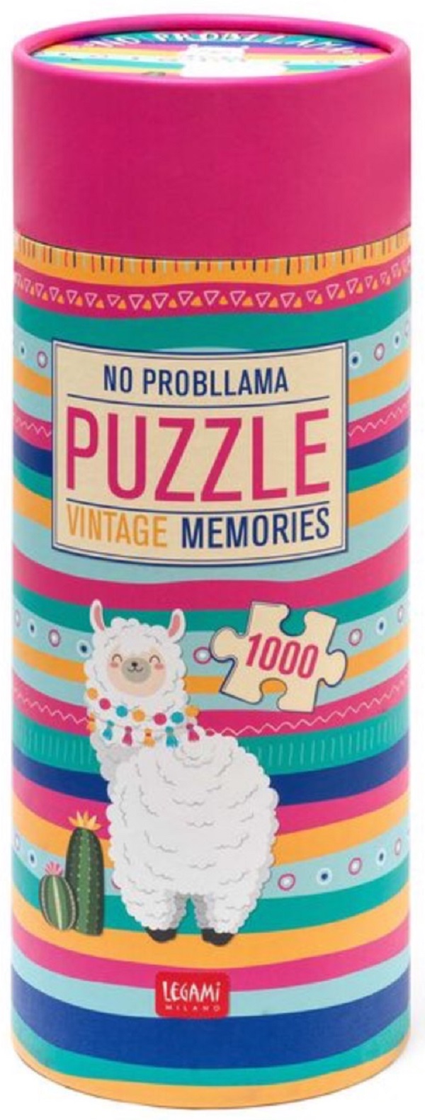 Puzzle 1000 Llama. Vintage Memories