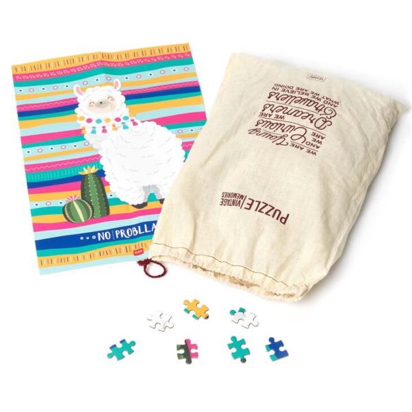 Puzzle 1000 Llama. Vintage Memories