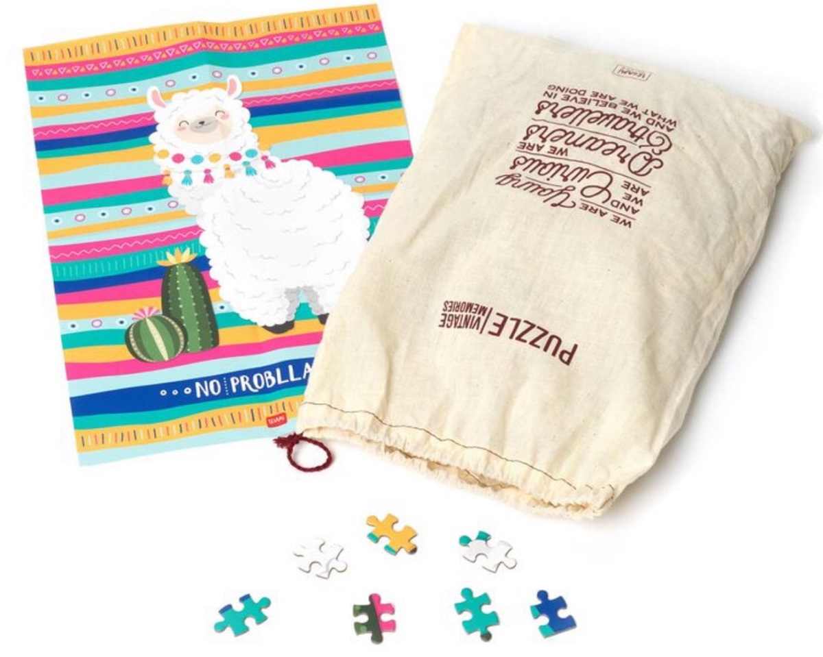 Puzzle 1000 Llama. Vintage Memories