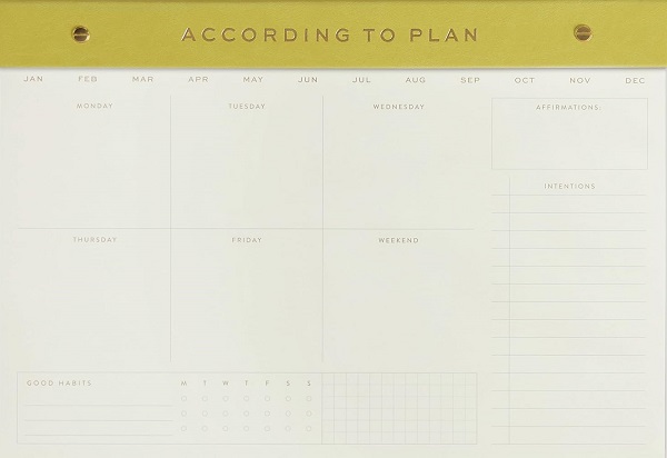 Planner saptamanal: According to Plan