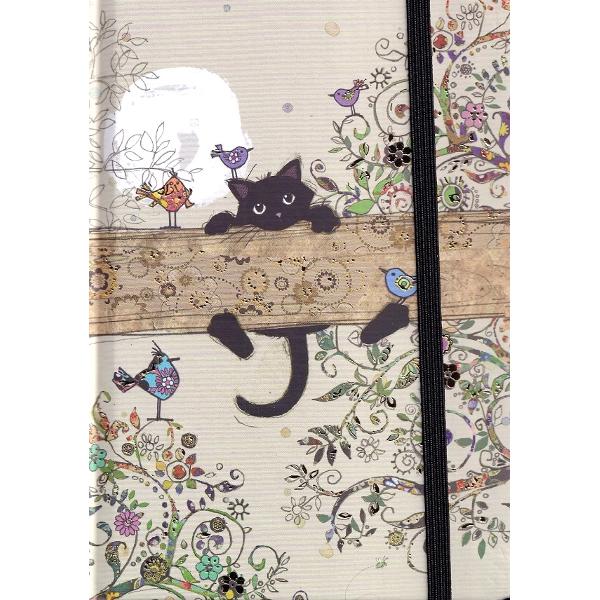 Carnet A6. Bug Art: Chaton Branche