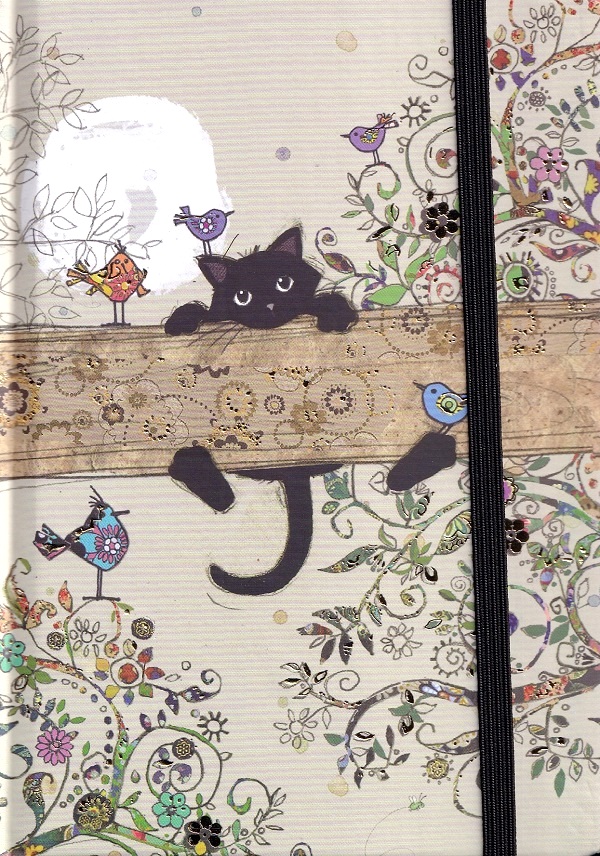 Carnet A6. Bug Art: Chaton Branche
