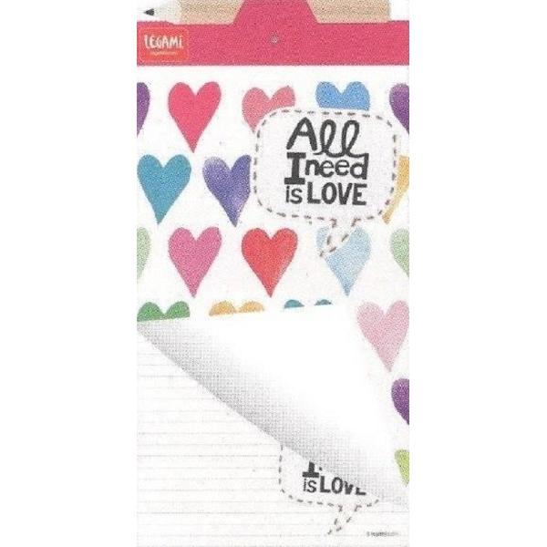 Carnet magnetic: Hearts