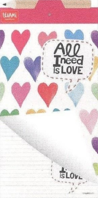 Carnet magnetic: Hearts