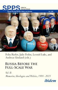 Coperta cărții 'Russia Before the Full-Scale War - Leonid Luks'