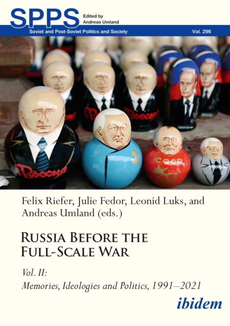 Coperta cărții 'Russia Before the Full-Scale War - Leonid Luks'