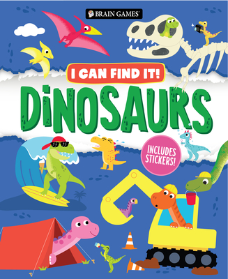 Brain Games - I Can Find It!: Dinosaurs - Includes Stickers! - 
