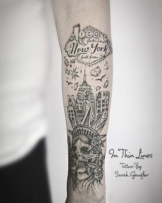 In thin lines: Fine Line Tattoo Works of Sarah Gaugler - Michael Gaugler