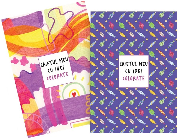 Set 2 carnetele de schite: Squlggly + bomboane