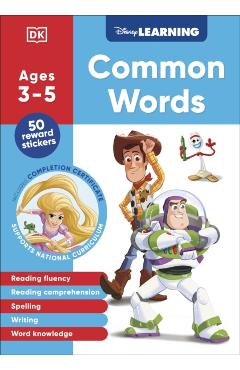 Coperta cărții 'Disney Learning Common Words (Ages 3-5) -'