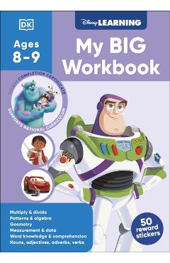 Coperta cărții 'Disney Learning Big Workbook Ages 8-9 (Year 4) -'