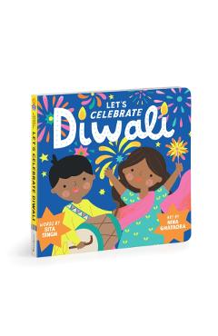Coperta cărții 'Let's Celebrate Diwali Board Book -'