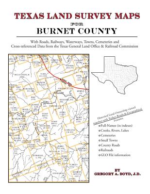 Texas Land Survey Maps for Burnet County - Gregory A. Boyd J. D.