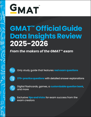 GMAT Official Guide Data Insights Review 2025 - 2026: Book + Online Question Bank - 