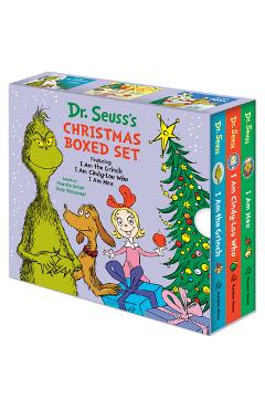 Poza produsului Dr. Seuss's Christmas 3-Book Boxed Set: I Am the Grinch, I Am Cindy-Lou Who; I Am Max: Based on How the Grinch Stole Christmas - 