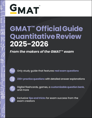 GMAT Official Guide Quantitative Review 2025 - 2026: Book + Online Question Bank - 