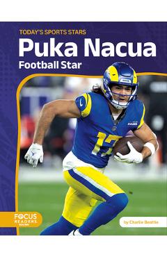 Coperta cărții 'Puka Nacua: Football Star - Charlie Beattie'
