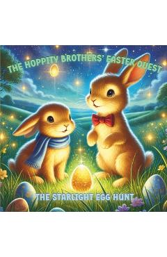 Coperta cărții 'The Hoppity Brothers' Easter Quest: The Starlight Egg Hunt.: An Easter And Springtime Illustrated Book For Kids. -'