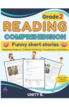 Coperta cărții 'Funny short stories for reading comprehension Grade 2: Reading Book for 2nd graders - Ujb Publications'