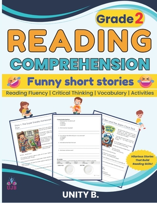 Funny short stories for reading comprehension Grade 2: Reading Book for 2nd graders - Ujb Publications