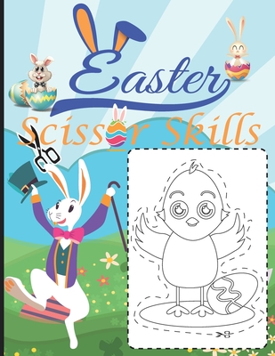Easter Scissor Skills: Scissor Skills Activity Book for Kids Ages 3-5, Cutting and Pasting for Kids, Preschool Easter Coloring Book for boys - Meddani Coloring