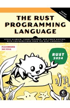Coperta cărții 'The Rust Programming Language, 3rd Edition - Carol Nichols'
