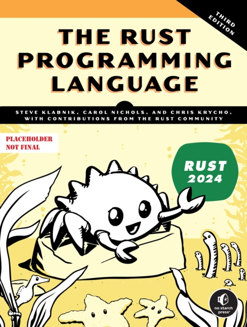 Coperta cărții 'The Rust Programming Language, 3rd Edition - Carol Nichols'