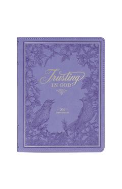 Poza produsului Devotional Trusting God Purple Faux Leather - 