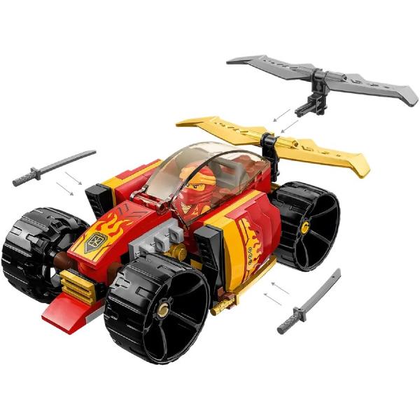 Lego Ninjago. Masina de curse EVO ninja a lui Kai