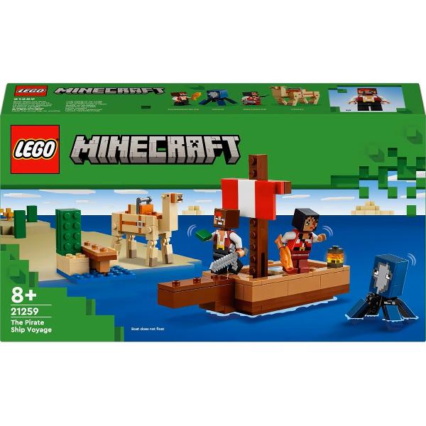Lego Minecraft. Calatorie pe corabia de pirati