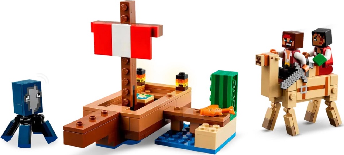 Lego Minecraft. Calatorie pe corabia de pirati