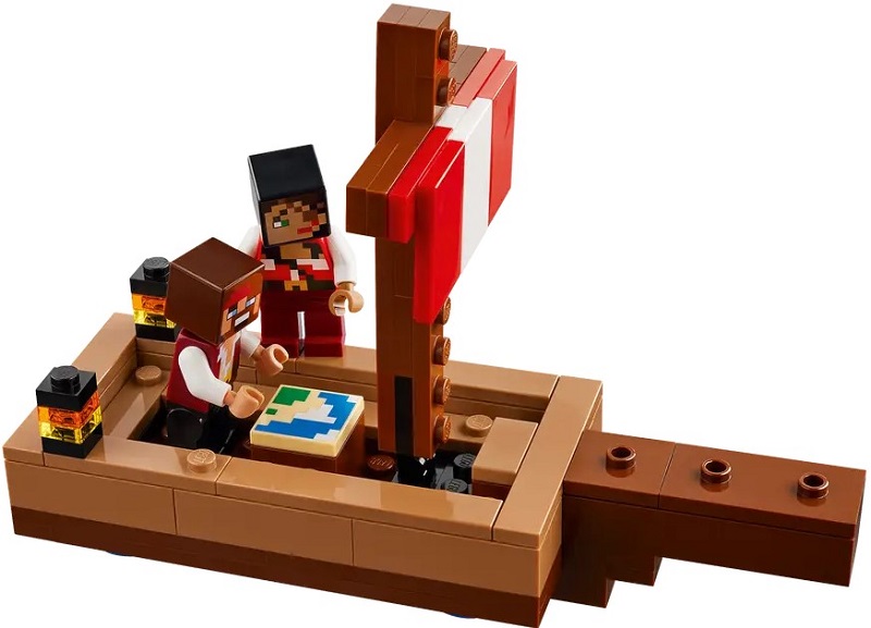 Lego Minecraft. Calatorie pe corabia de pirati