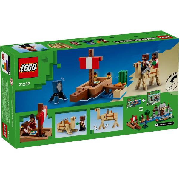 Lego Minecraft. Calatorie pe corabia de pirati